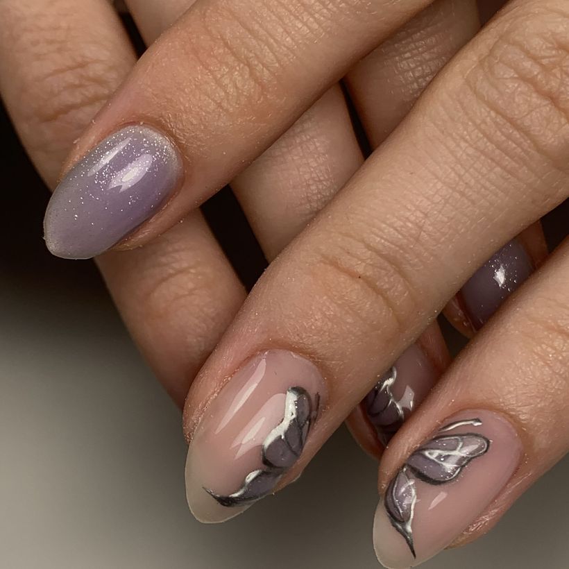 Nail art lilas — Sassy Nails Club